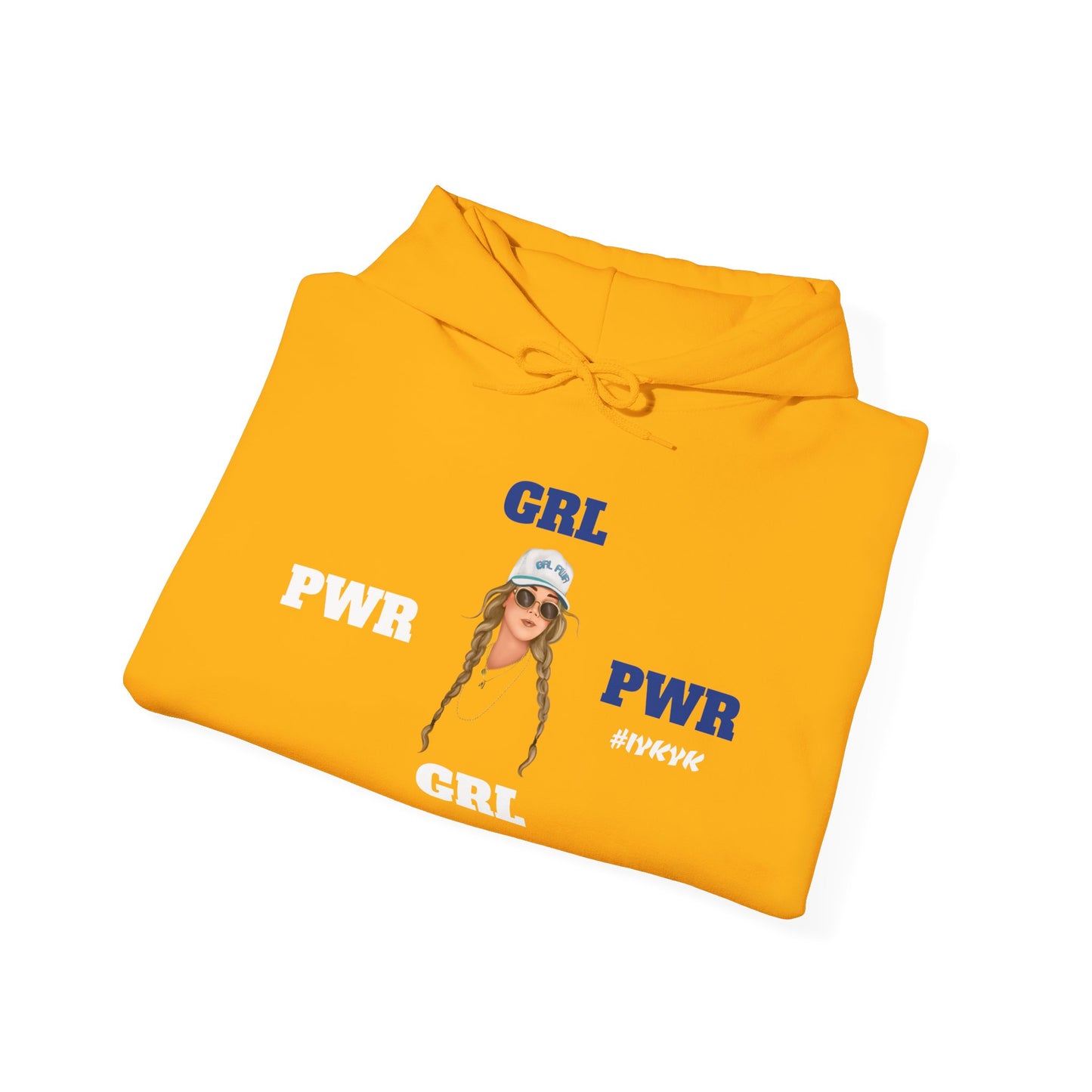 "GRL PWR" Unisex Heavy Blend™ Hooded Sweatshirt