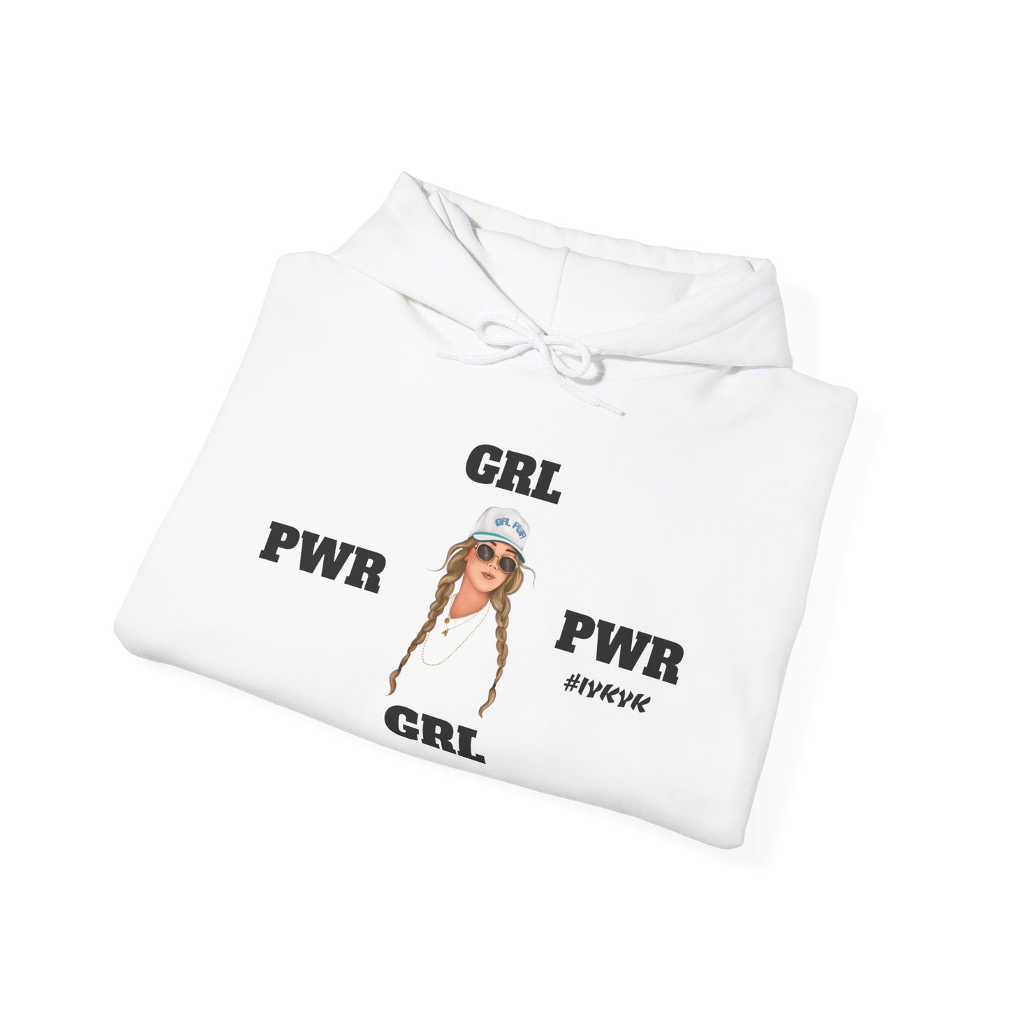 "GRL PWR" Unisex Heavy Blend™ Hooded Sweatshirt