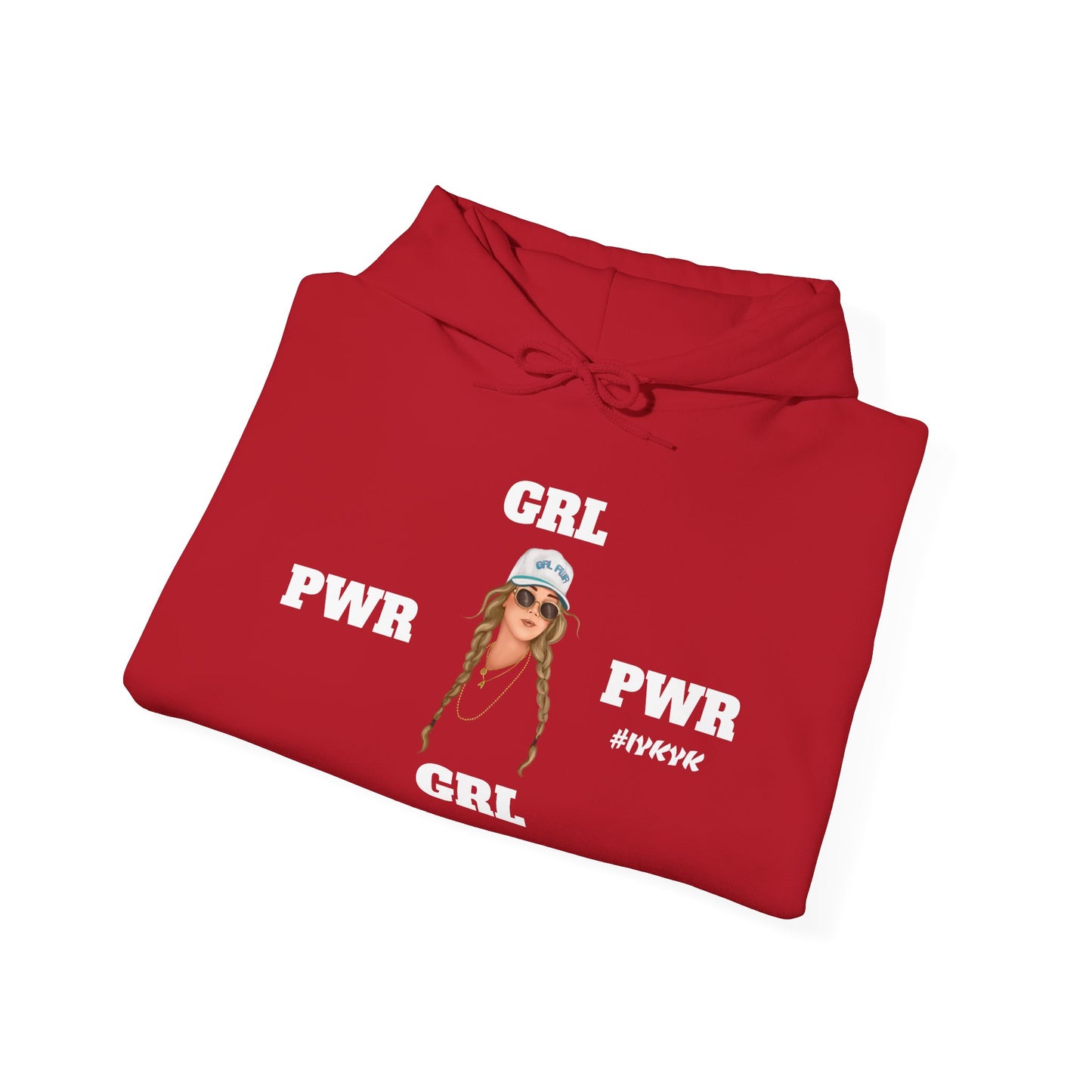 "GRL PWR" Unisex Heavy Blend™ Hooded Sweatshirt