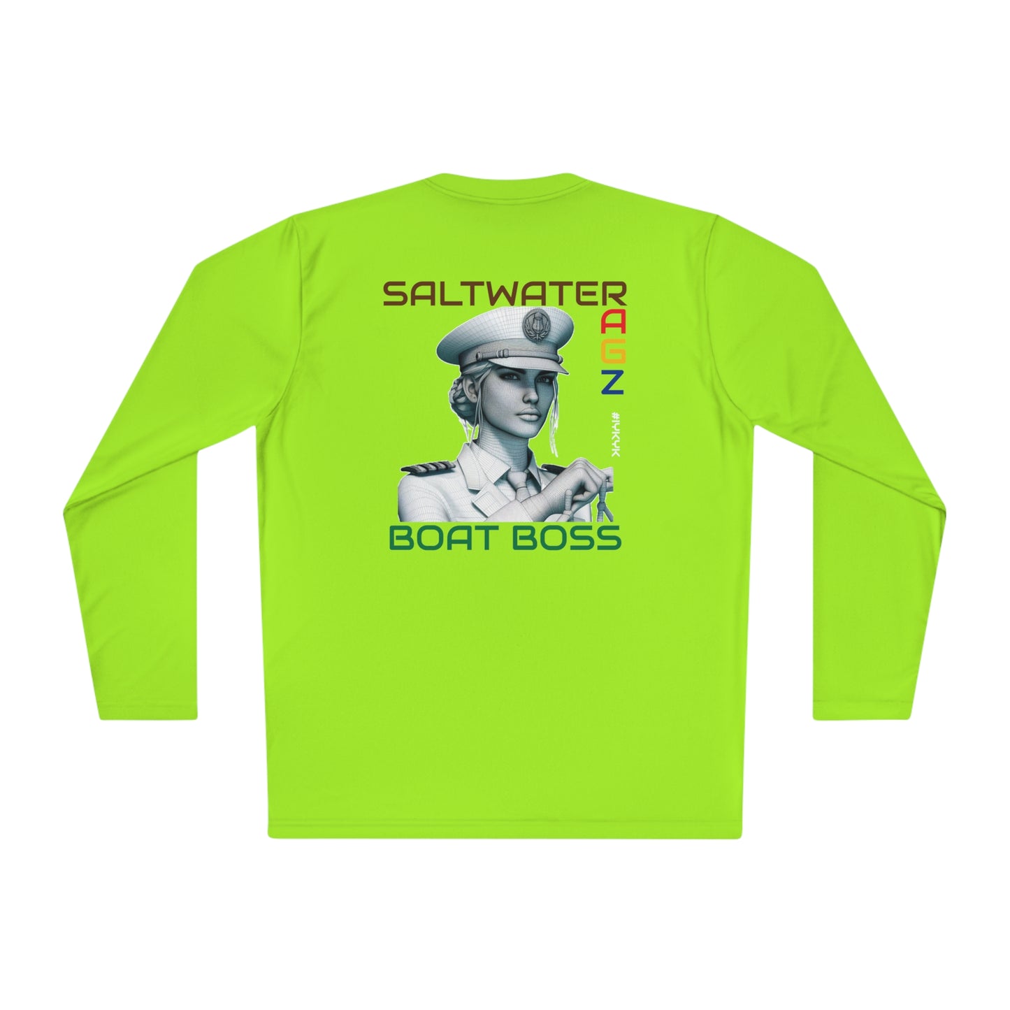 SaltwaterRagz BOAT BOSS Moisture Wicking Long Sleeve Tee