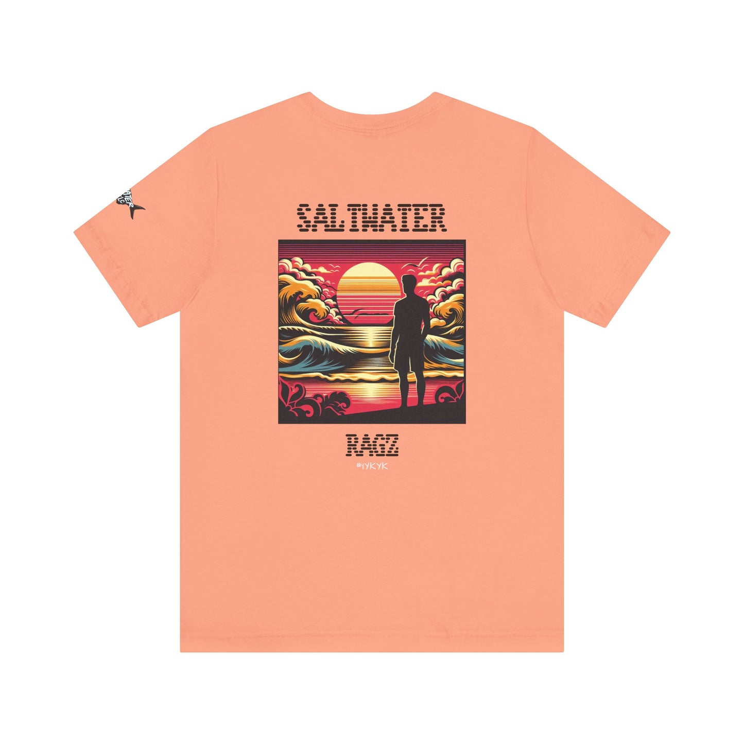 Saltwater Sunset Unisex Tee - Chill Beach Vibe Shirt