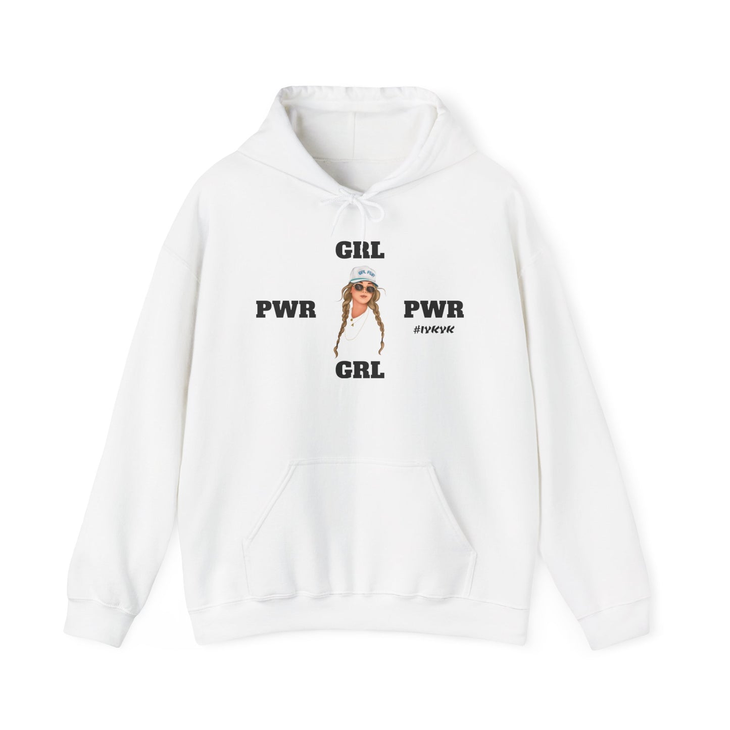 "GRL PWR" Unisex Heavy Blend™ Hooded Sweatshirt