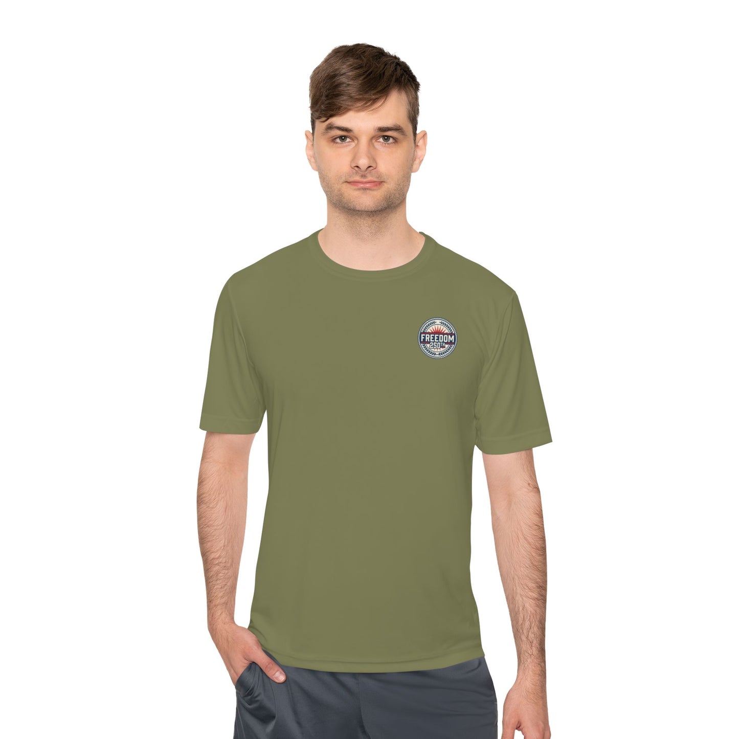 25Oth Patriotic Lighthouse Tee — "United States of" Vintage Coastal Graphic Moisture-Wicking Shirt