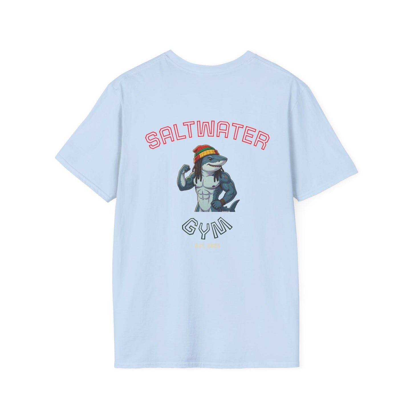 Saltwater Gym Rasta T-Shirt — Coastal Fish Graphic Tee