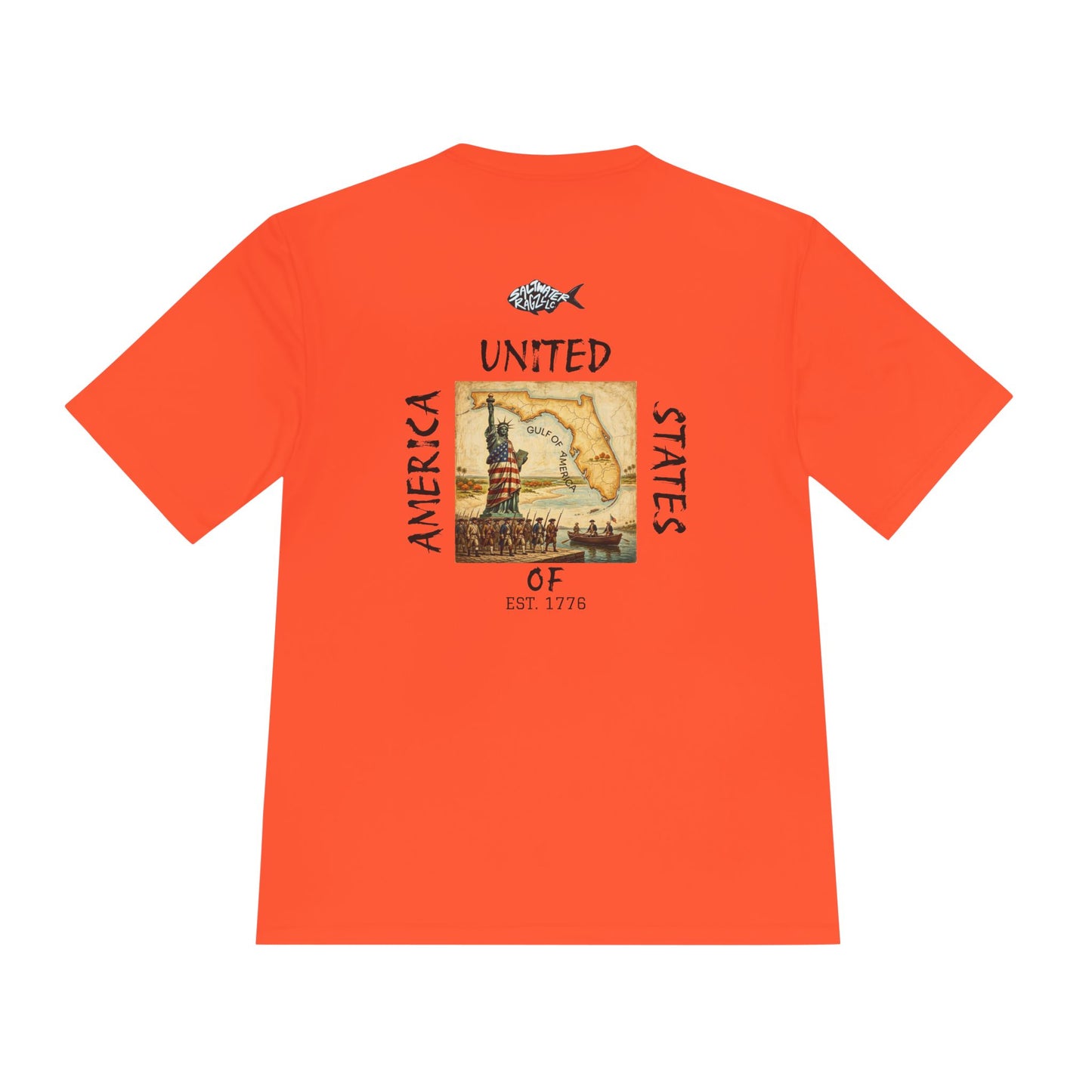 25Oth Patriotic Lighthouse Tee — "United States of" Vintage Coastal Graphic Moisture-Wicking Shirt